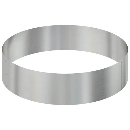 Градинска саксия Сребрист 90 x 90 x 20 см Галванизирана стомана