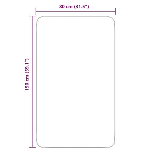 Шаги килим с дълъг косъм, NAVARRA, Бежов, 80x150 см, полиестер