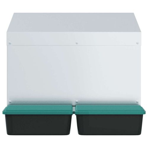 Кутия за пилета с 2 отделения, за стенен монтаж, поцинкована стомана