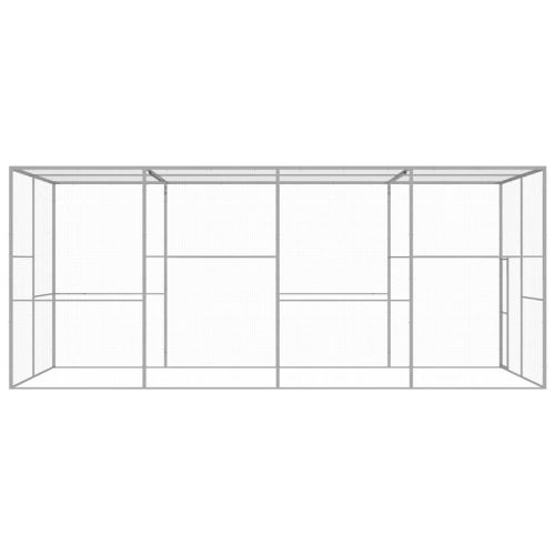 Клетка за котки 6x3x2,5 м поцинкована стомана