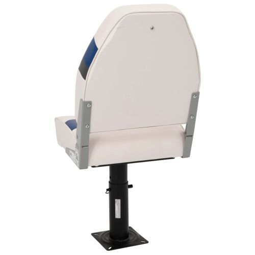 Сгъваема седалка за лодка от 2 части, висока облегалка