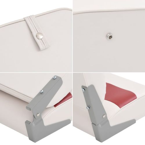 Сгъваеми седалки за лодка от 4 части, висока облегалка