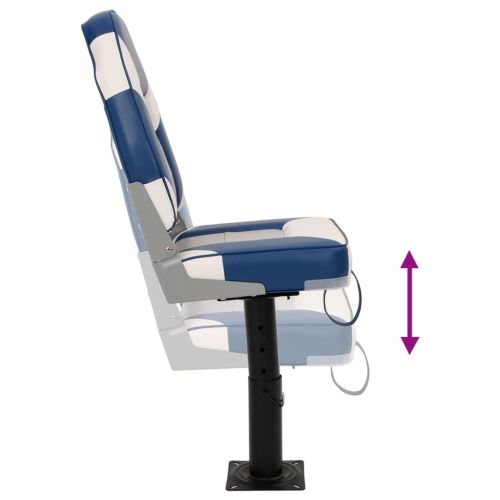 Сгъваеми седалки за лодка от 4 части, висока облегалка