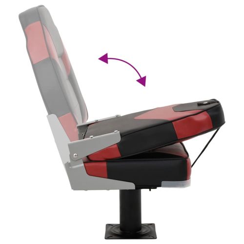 Сгъваеми седалки за лодка от 4 части, висока облегалка