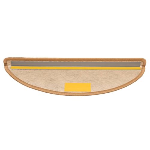 Самозалепващи стелки за стълби вид сизал 30 бр 56x17x3 см сезал