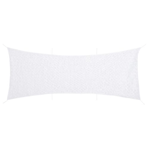 Камуфлажна мрежа с чанта за съхранение, 623x203 см, бял