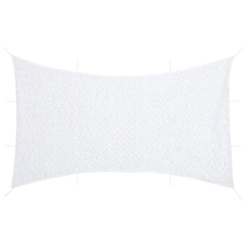 Камуфлажна мрежа с чанта за съхранение, 729x602 см, бял