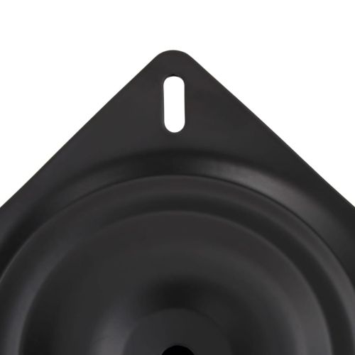 Стойка за седалка за лодка, черна, 18 см, стомана