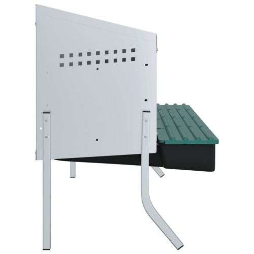 Кутия за гнездене за пилета с 4 отделения и крака, поцинкована стомана