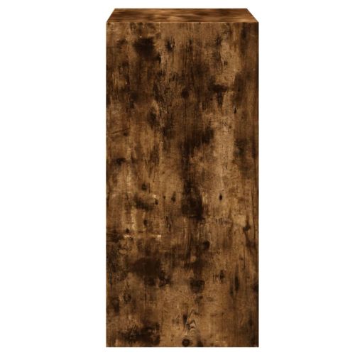 Гардероб, опушен дъб, 77x48x102 см, инженерно дърво