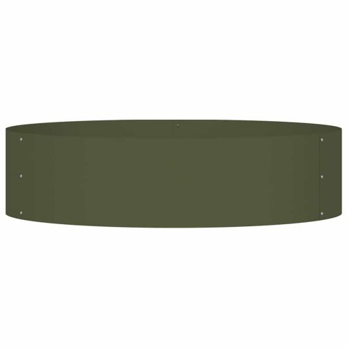 Пръстен за саксия Маслинено зелено 80 x 80 x 20 cm