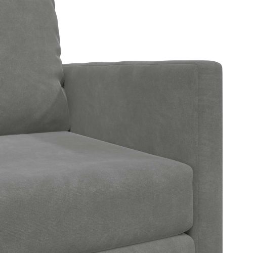 Диван легло 60cm Тъмен сив Кадифе