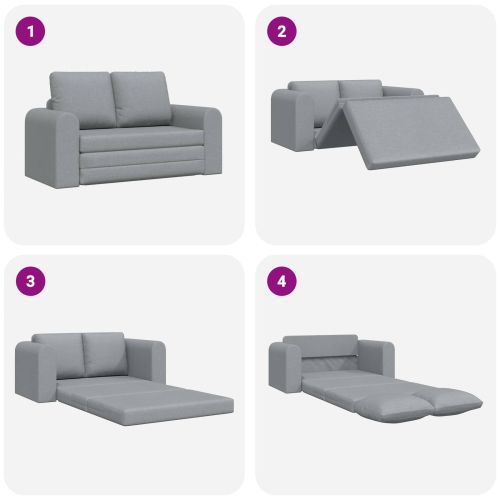 Диван легло 60cm Светлосиво текстил