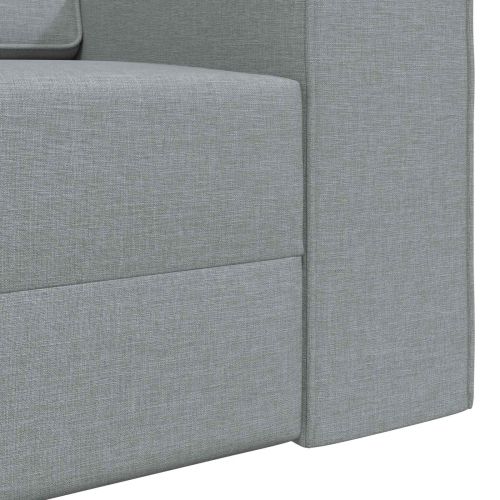 Диван легло 200cm Светлосиво текстил