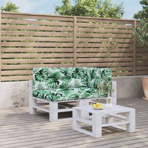 Палетни възглавници, 3 бр, на листа, текстил