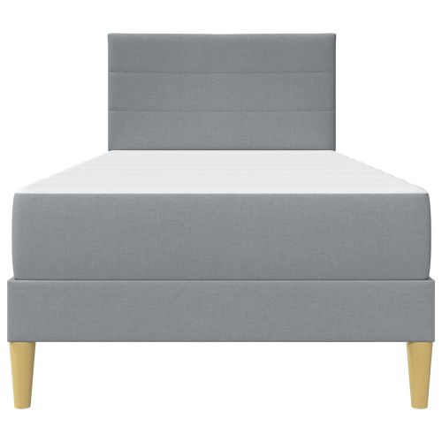 Рамка за легло Светлосиво 100 x 200 cm Полиестер