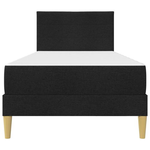 Рамка за легло Черен 100 x 200 cm Полиестер