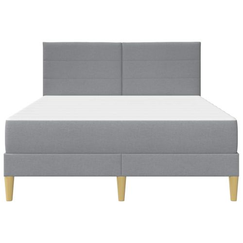 Рамка за легло Светлосиво 160 x 200 cm Полиестер