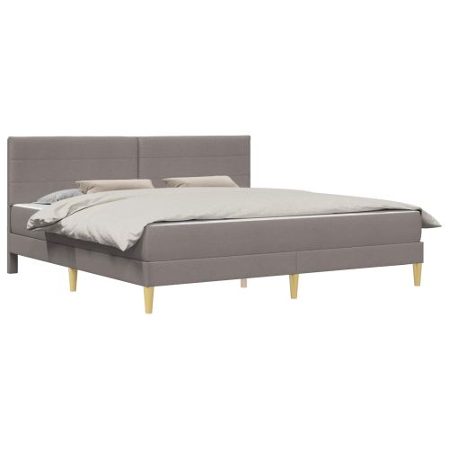 Рамка за легло Таупе 180 x 200 cm Полиестер