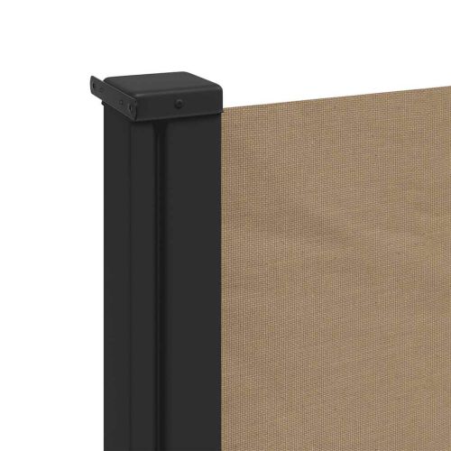 Прибираща се странична тента, таупе, 100x300 см