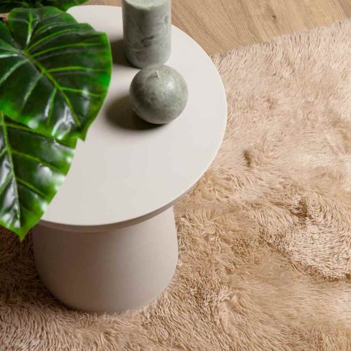 Шаги килим с дълъг косъм, NAVARRA, Бежов, 200x290 см, полиестер