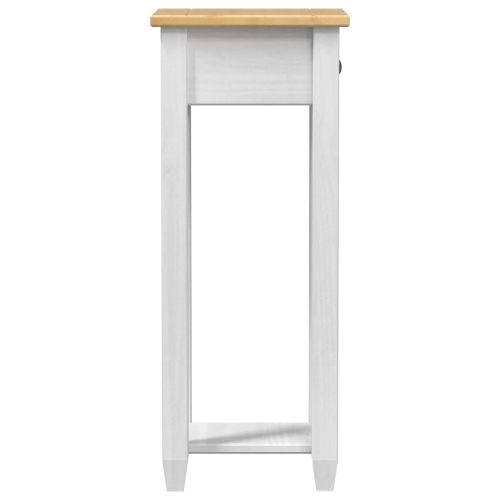 Стойка за растения Бяло 30 x 30 x 73 см Солидно борово дърво