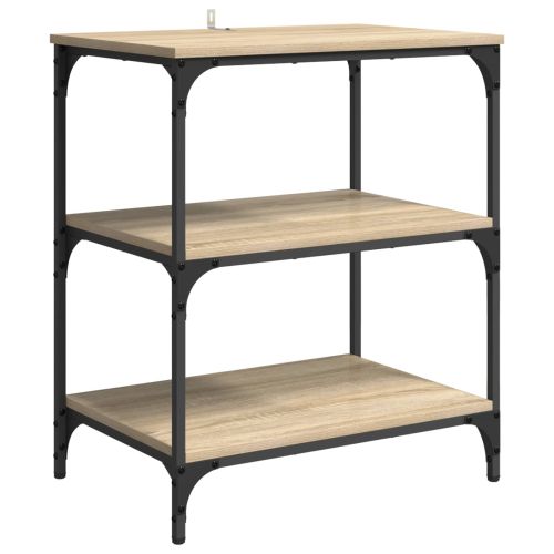 Кухненска количка Сонома дъб 60 x 41 x 76 см Инженерно дърво