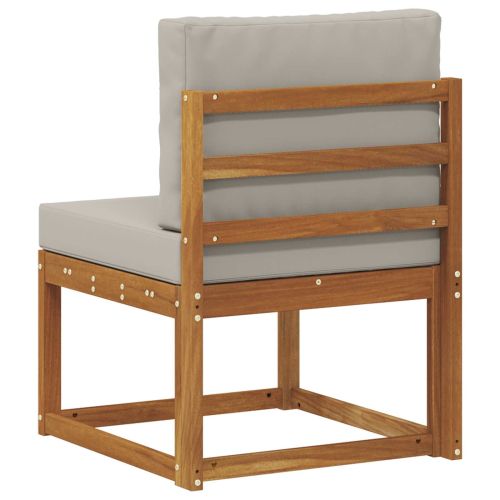 Среден диван за открито Солидно акациево дърво Естествен