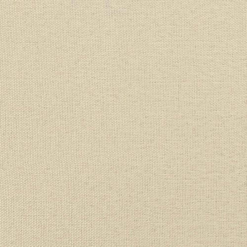 Легло с пружинирана основа с матрак Крем 200 x 200 cm текстил