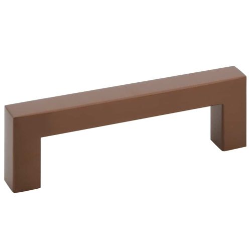 Дръжки за шкафове, 10 бр, бронз, 128 мм, неръждаема стомана