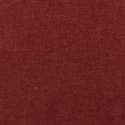 2-местно канапе с две възглавници, виненочервено, текстил