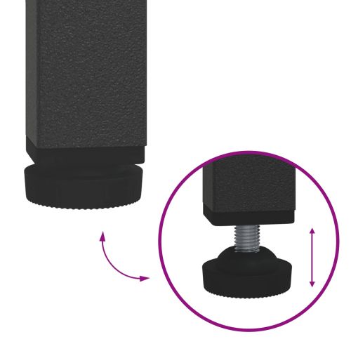 Съхранение в кухнята с рафт Сребрист 60 x 50 x 92 см Стомана