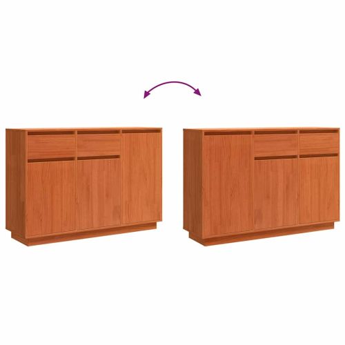 Служебен шкаф Кафяво с восъчно покритие 110 x 34 x 75 см