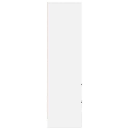 Висок шкаф с чекмедже Бяло 45,5 x 34 x 127 см