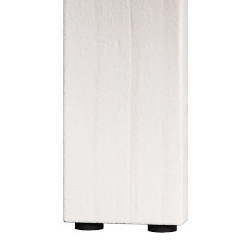 Масичка за кафе 2 pcs Бяло Масивна борова дървесина