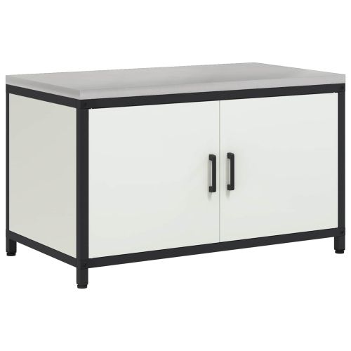 Съхранение в кухнята с рафт Бяло 60 x 50 x 92 см Стомана