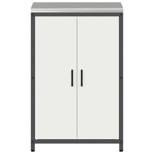 Съхранение в кухнята с рафт Бяло 60 x 50 x 92 см Стомана