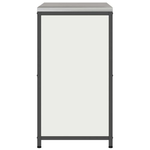 Съхранение в кухнята с рафт Бяло 60 x 50 x 92 см Стомана