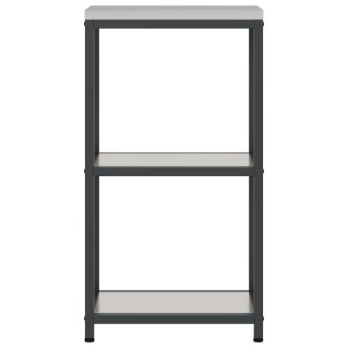 Съхранение в кухнята с рафт Сребрист 60 x 50 x 92 см Стомана