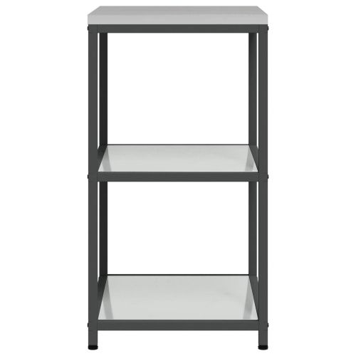 Съхранение в кухнята с рафт Сребрист 60 x 50 x 92 см Стомана