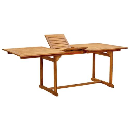 Градински трапезен комплект, 9 части, акация масив и textilene