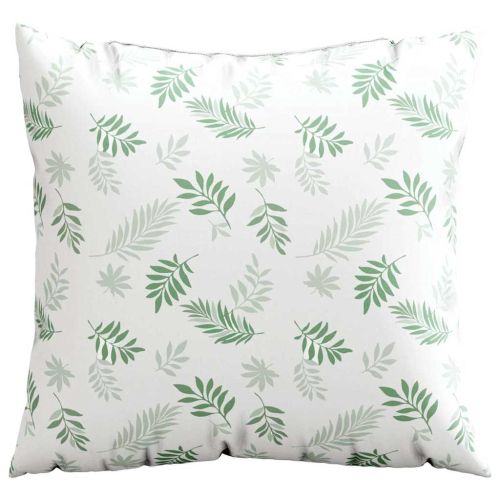 Пухени възглавници Листо 4 pcs Мотив с листа 40 x 40 cm