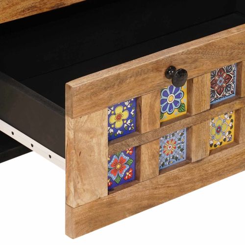 Служебен шкаф Естествен 60 x 33 x 75 cm Солидно мангово дърво