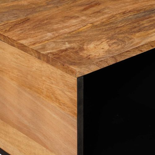 Масичка за кафе Естествен 80 x 50 x 40 cm Солидно мангово дърво