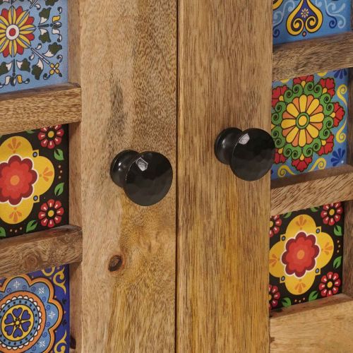 Масичка за кафе Естествен 80 x 50 x 40 cm Солидно мангово дърво