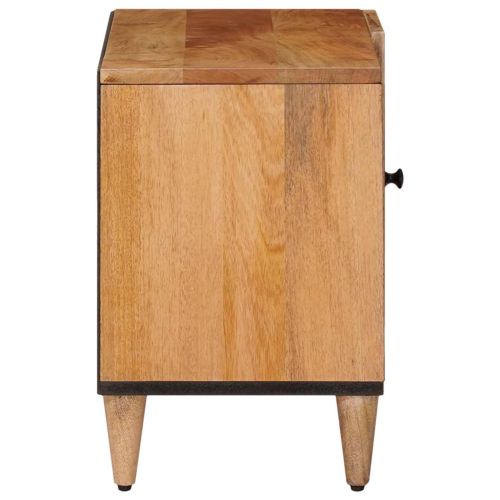 ТВ шкаф Естествен 80 x 31,5 x 46 см Солидно мангово дърво