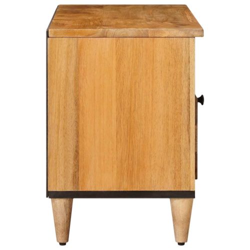 ТВ шкаф Естествен 100 x 33,5 x 46 см Солидно мангово дърво