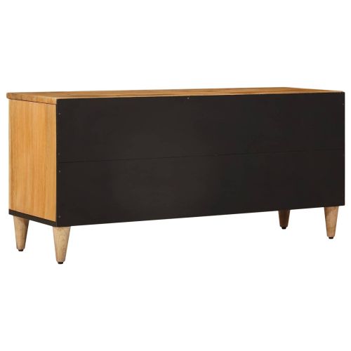 ТВ шкаф Естествен 100 x 33,5 x 46 см Солидно мангово дърво