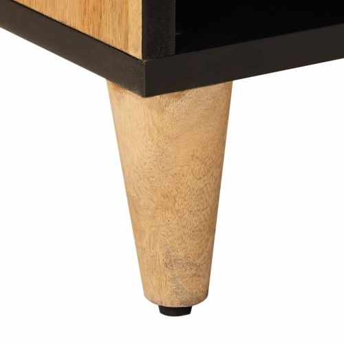 ТВ шкаф Естествен 100 x 33,5 x 46 см Солидно мангово дърво