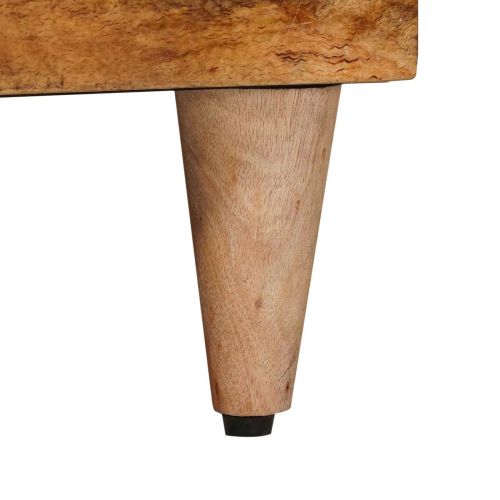 ТВ шкаф Естествен 100 x 33,5 x 46 см Солидно мангово дърво